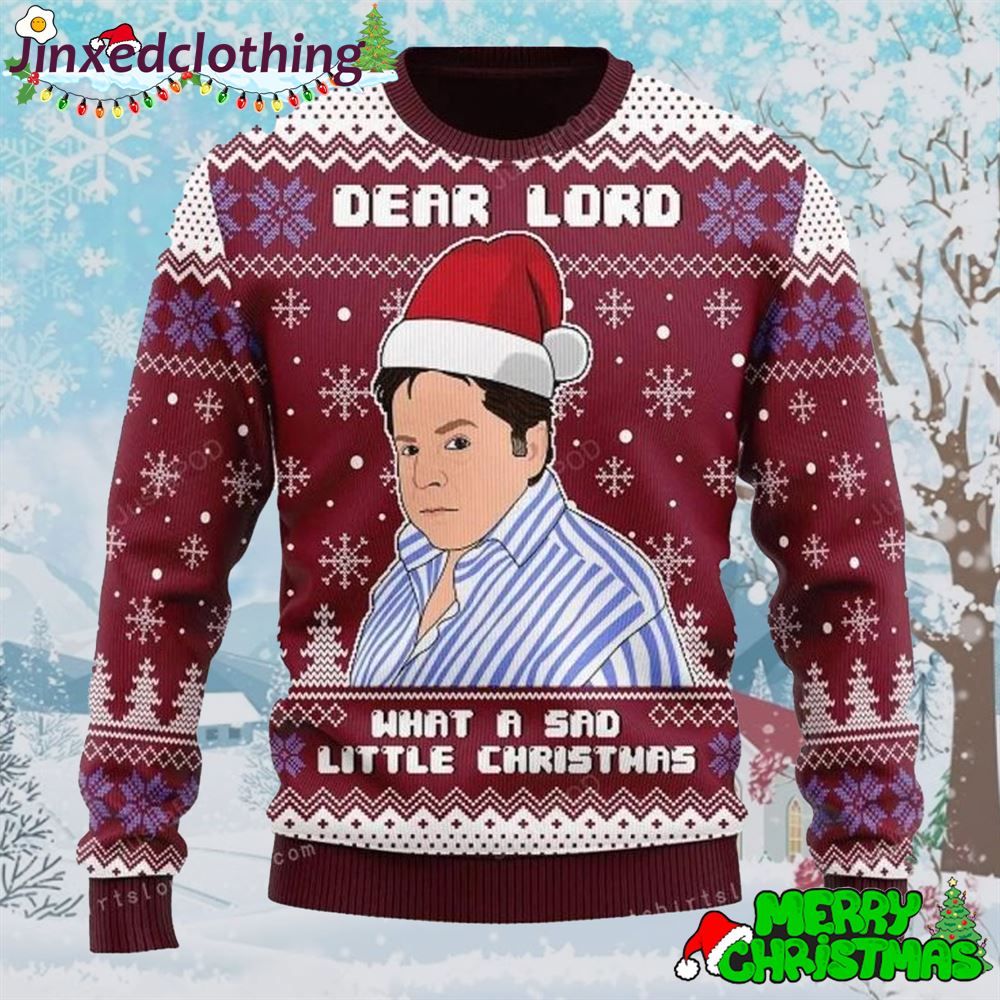 What Sad Little Christmas Ugly Sweater Mens Christmas Party 